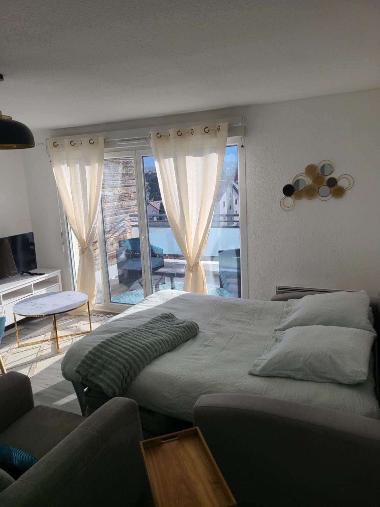 Apartament Joli T2 Proche Gare Avec Vue Annemasse Zewnętrze zdjęcie